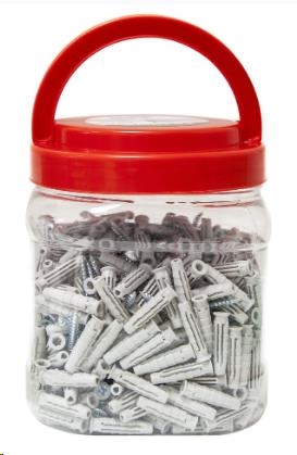 BIDON DE CHEVILLES T6 + VIS  6X30mm 300 PCS