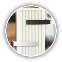 STYLE handdoekhouder voor SL - RAL9010 - 41/8 cm