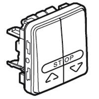 Plexo poussoir volets rou 250v composable gris
