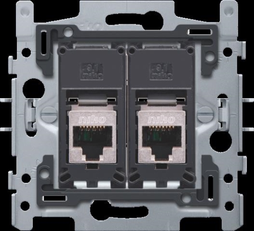 SUPPORT 2XRJ45 STP CAT5E