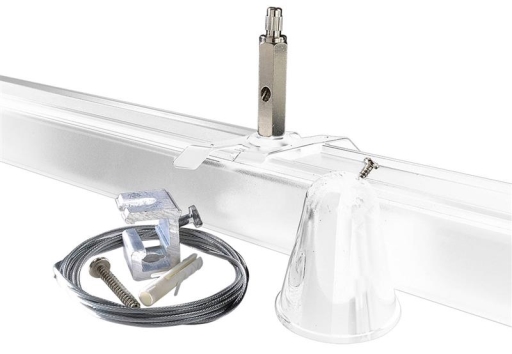 KIT SUSPENSION L:500CM BLANC