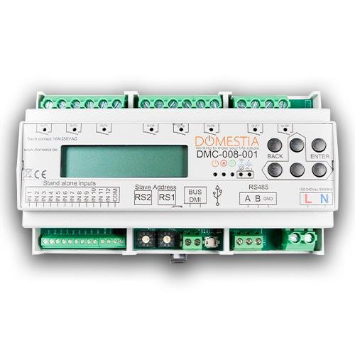 Module van 8 éénpolige 16A uitgangen