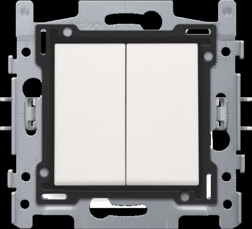 INTERRUPTEUR 2x 6 WHITE