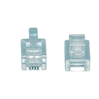 FICHE MODULAIRE 4/6 SACHET DE 10 PCS   RJ11