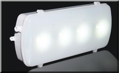 Waterproof Non-maintained emergency luminary 90min. IP65 8W