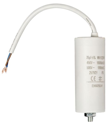 Condensateur 25 uF / 450 V + Cable