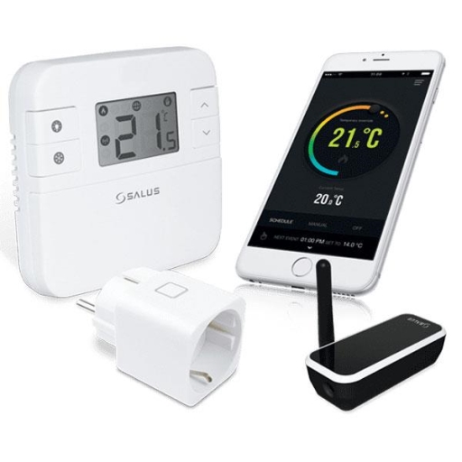 Verbonden, programmeerbare thermostaat SALUS RT310iSPE.