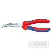 PINCE LONG BEC 45° BLEU ROUGE KNIPEX