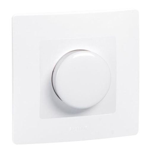 Niloé draaidimmer 400W wit schroefbev.