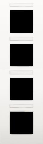 PLAQUE QUADR. 71 WHITE