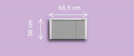 SN100  1,0 kw  RAL9010 38/69/8 cm