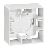 Niloé cadre saillie 1P blanc 40x20mm vertical / horizontal