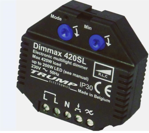 DIMMER STATIQUE ET SILENCIEUX DE 420W POUR SYSTEME RESISTIFS CAPACITIFS ET INDUCTIF