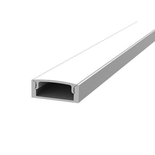 Profil SLW8 alu 2m plexi mat accessoires inclus