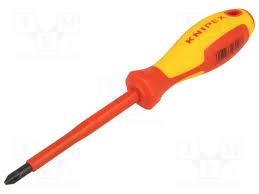 TOURNEVIS POZIDRIV VDE PZ2 KNIPEX  1000V