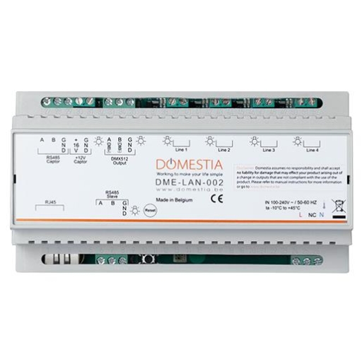 Bijkomende besturingseenheid  (te kableren via z'n Ethernet-poort met de router)