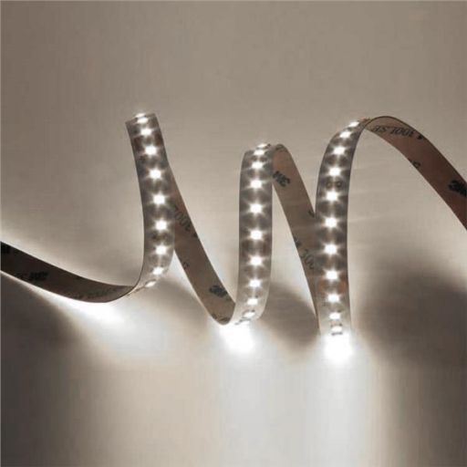 Ruban led 128LED/m SMD2835 24V IP20 4000K 5m