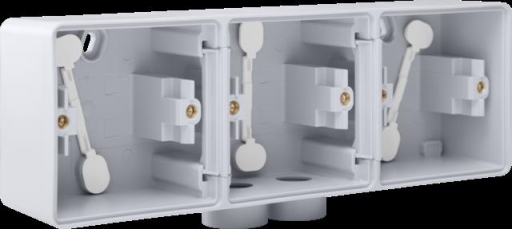 HYDRO BOITE TRIPLE HORIZONTAL 2ENTR
