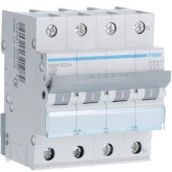 Disjoncteur 3kA - C - 3P+N - 25A - 4M