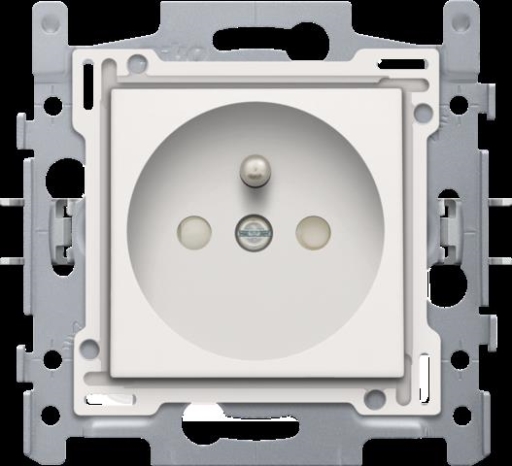 PRISE 2P+T SECUR. WHITE