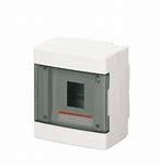 Coffret apparent  IP40 porte transparente 4 modules   b