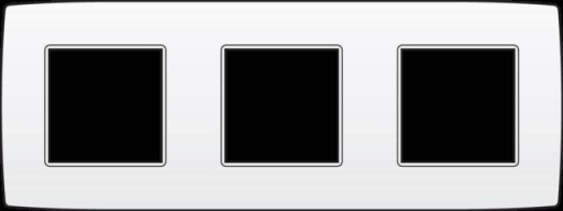 PLAQUE TRIPLE 71 BLANC
