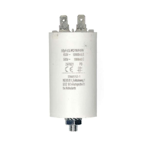 Condensateur 18 uF / 450 V + COSSE