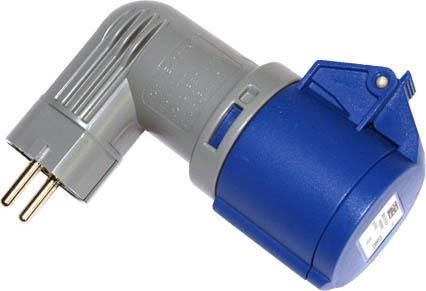 ADAPTATEUR DOMESTIQUE 2P+T => CEE 2P+T 16A