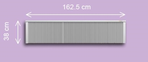 SN201  2,0 kw  RAL9010 38/163/8 cm
