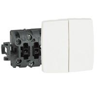 Oteo double poussoir 6 A - 250 V - composable