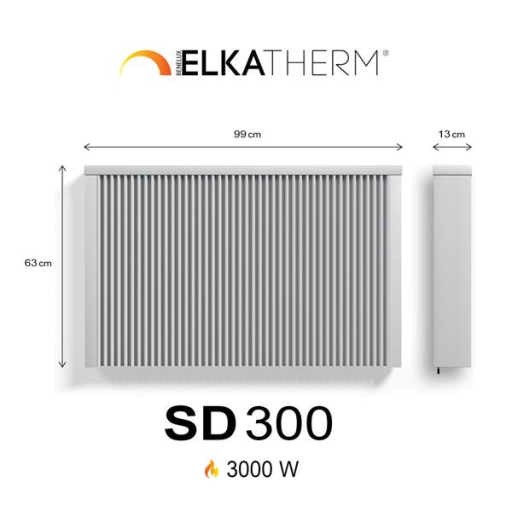 SD300  3,0 kw  RAL9010 63/99/13 cm