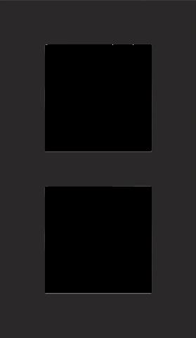 PLAQUE DOUBLE 60 BLACK