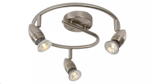 CARO-LED Spot Arc 3xGU10/5W Chrome Mat