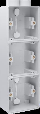 HYDRO BOITE TRIPLE VERTICALE 2ENTR