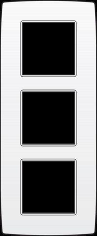 PLAQUE TRIPLE 60 BLANC