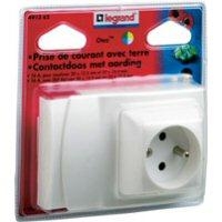 Oteo contactdoos 2 P + A winkelverk. - mech.+DLP kader