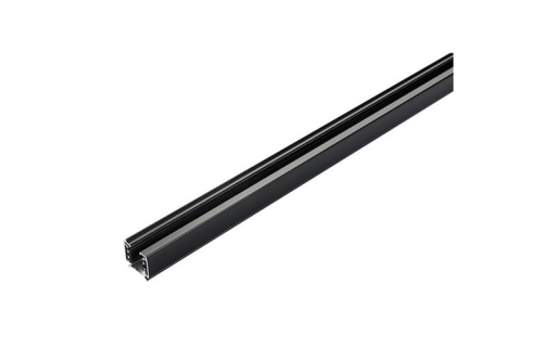ShopLine Rail 3 Fasen 200cm (Tube) zwart