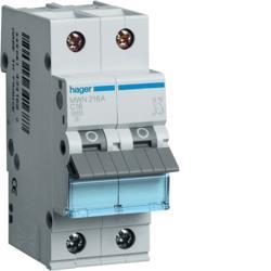 Disjoncteur 3kA - C - 2P - 20A - 2M