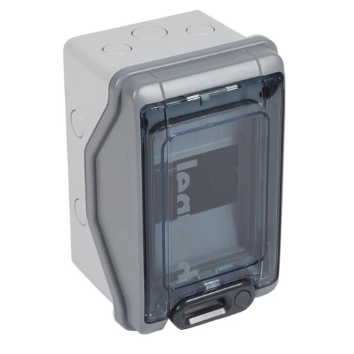 Coffret étanche 4 modules avec bornier - IP65 - Plexo