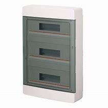 Coffret apparent  IP40 porte transparente 54 modules   b