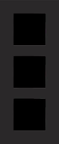 PLAQUE TRIPLE 60 BLACK
