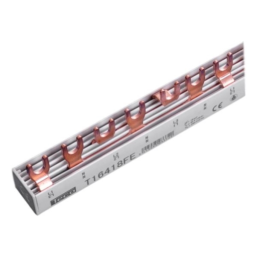 Kamgeleider vork Teco 16mm² 18mod 4p verdeeld