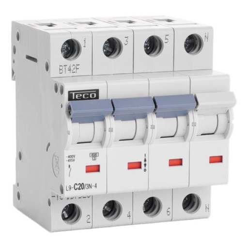 AUTOMAAT TECO 3N 20A 4,5KA CURVE C - L9C203N4