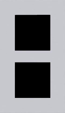 PLAQUE DOUBLE 60 GREY