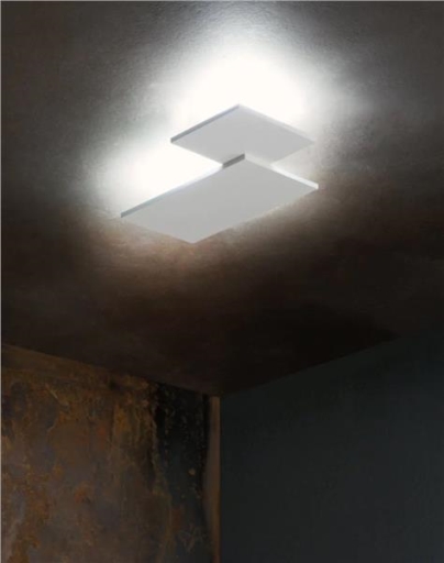 PUZZLE SQUARE & RECTANGLE WALL & CEILING BIANCO OPACO MATTE WHITE 2700K (dimm.)