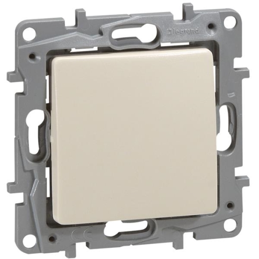 Niloé inter 2 dir. 10AX 250V crème à vis