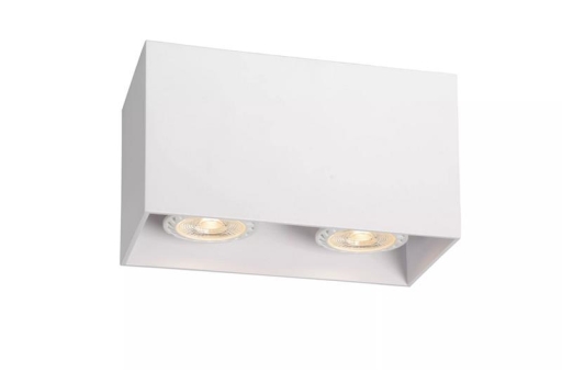 BODI Plafonnier Carré 2xGU10 excl Blanc