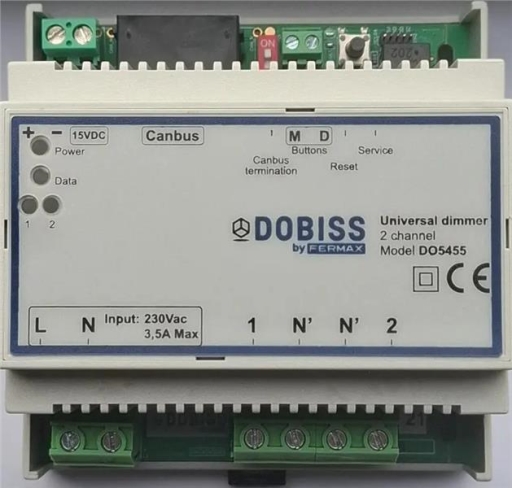 DO5455 DOBISS Dimmer 2x 230V