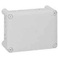 Boîte rectangul. Plexo IP 55 étanche - gris - 20 entrées