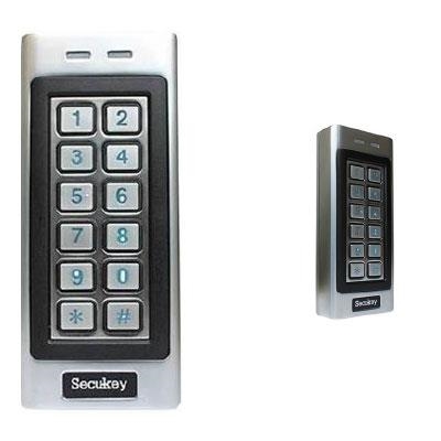 Clavier Codeur Etroit 1 Relais/1000 Utilisateurs + Lecteur de Badge